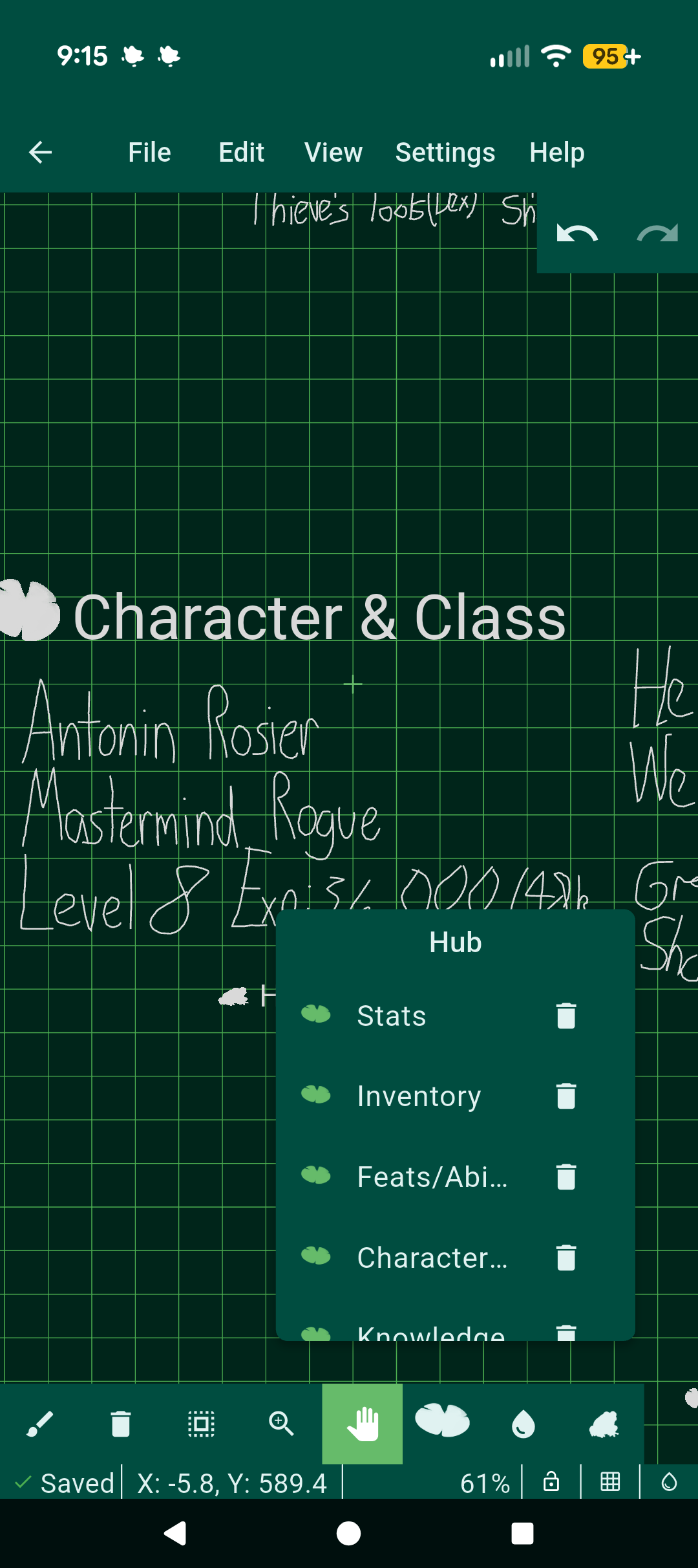 D&D character and class overview